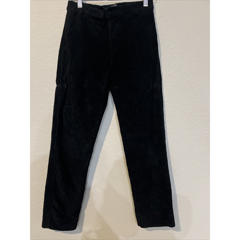 BRANDY MELVILLE Corduroy Y2K Skater Pants size X-SMALL BLACK